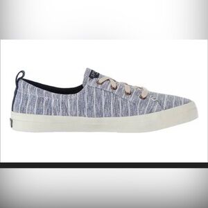 Sperry Crest vibe painterly canvas sneakers 9.5